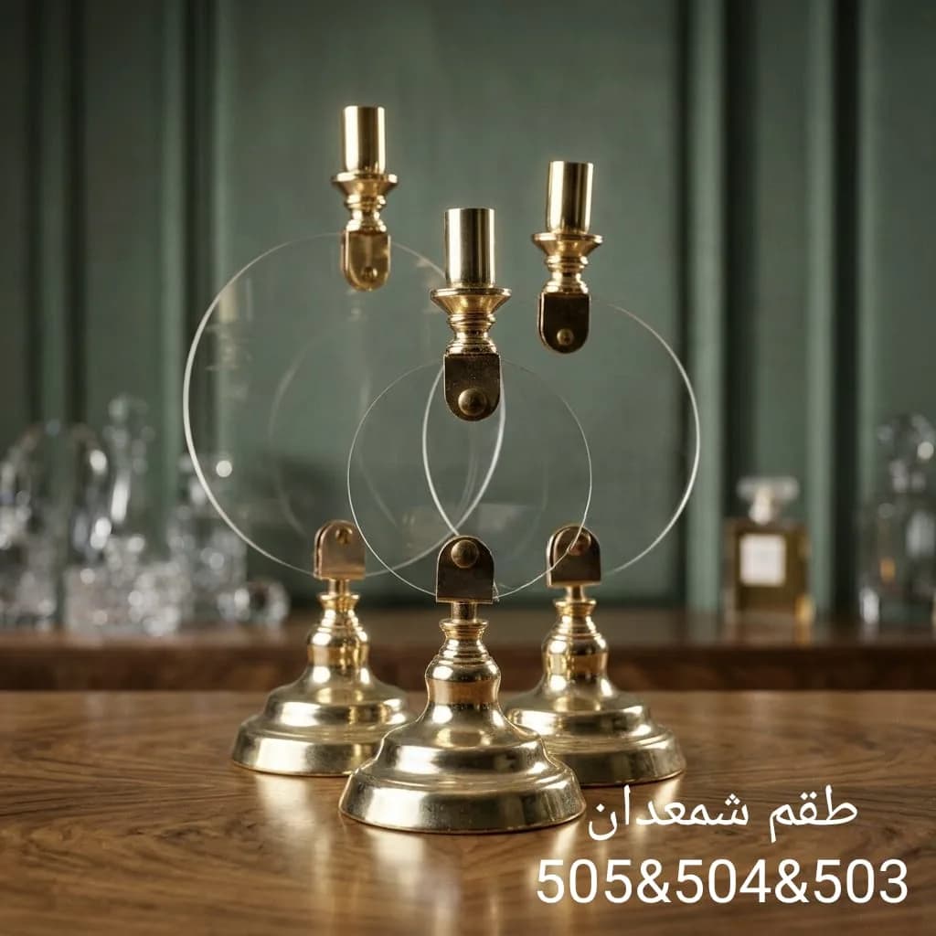 طقم شمعدان 3 قطع